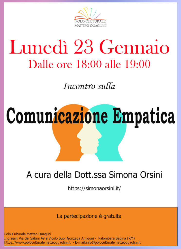 Incontro sulla "Comunicazione Empatica"